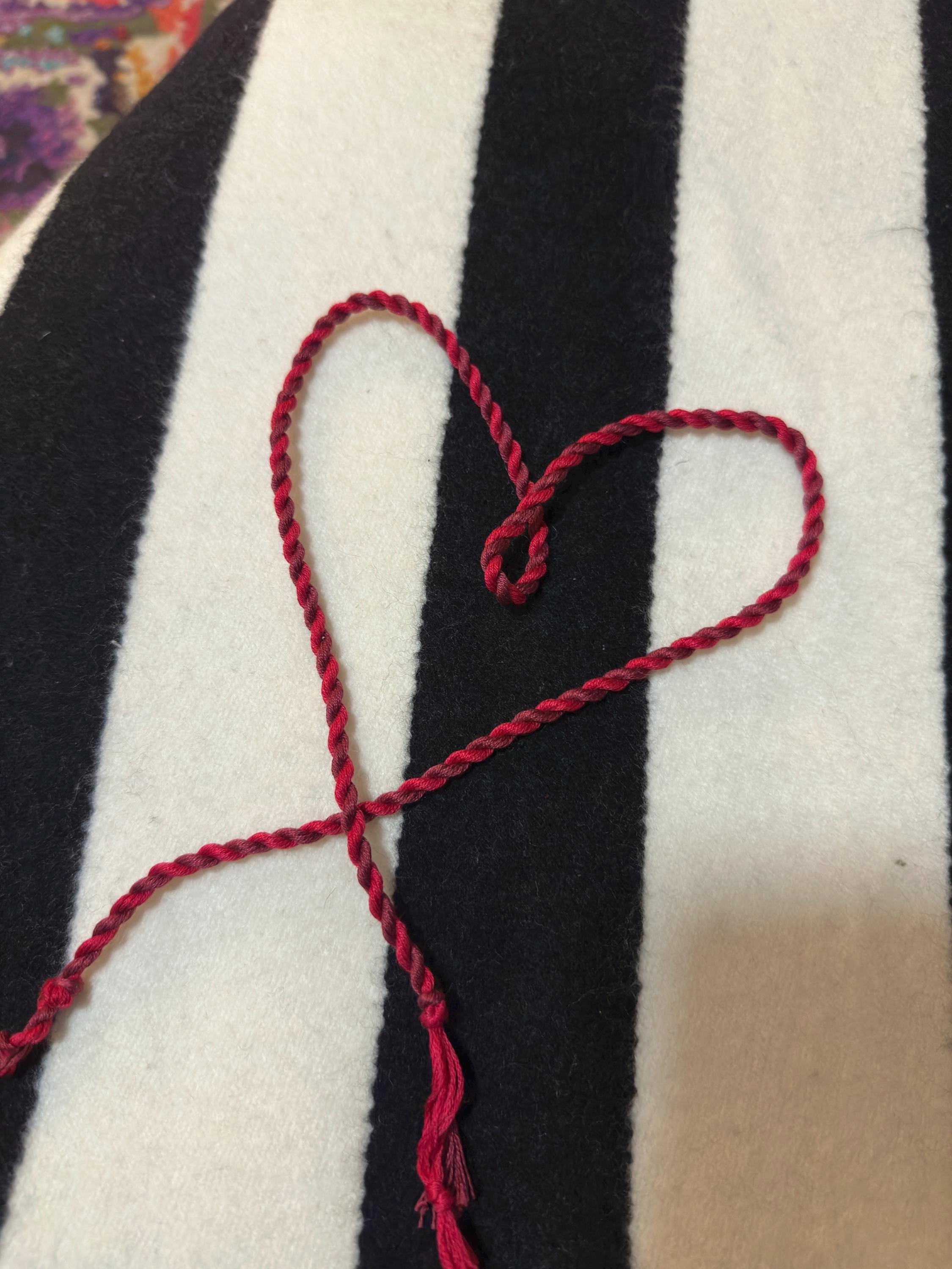 Needlepoint Cording for Ornament or Bag Charm