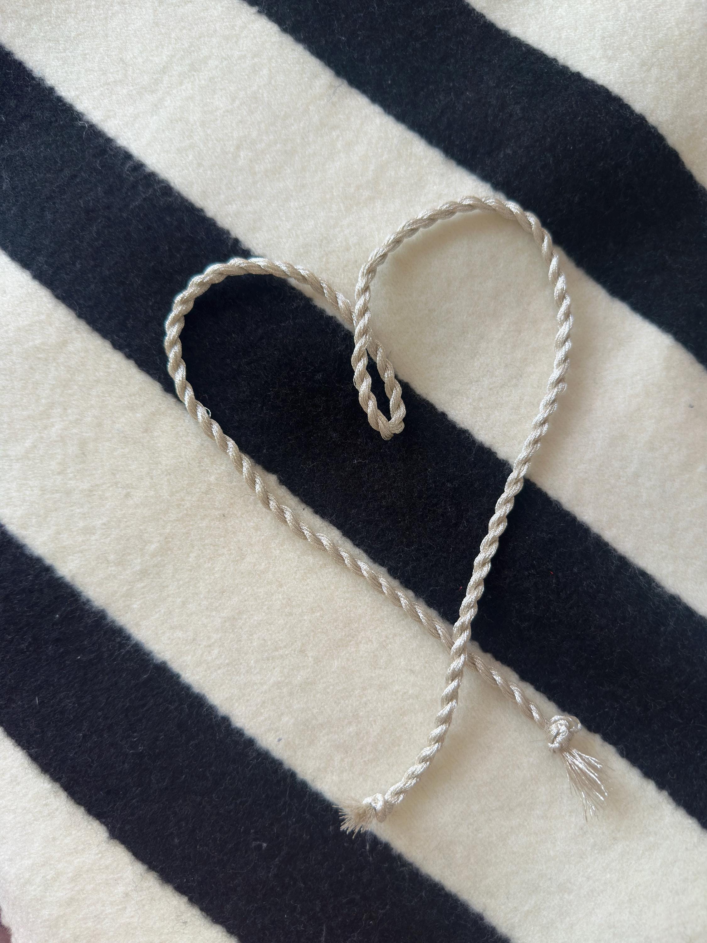 Metallic Needlepoint Cording for Ornament or Bag Charm