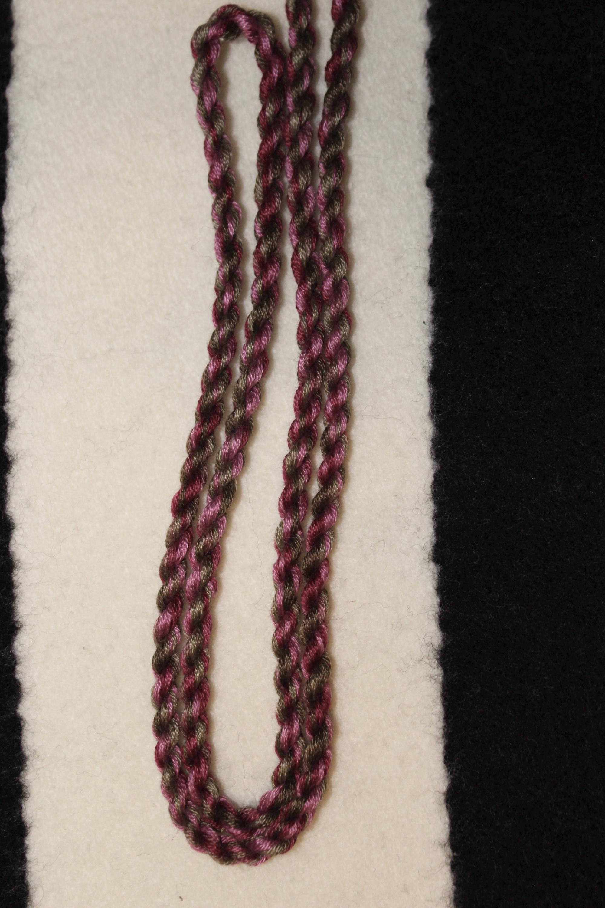 Needlepoint Cording for Ornament or Bag Charm