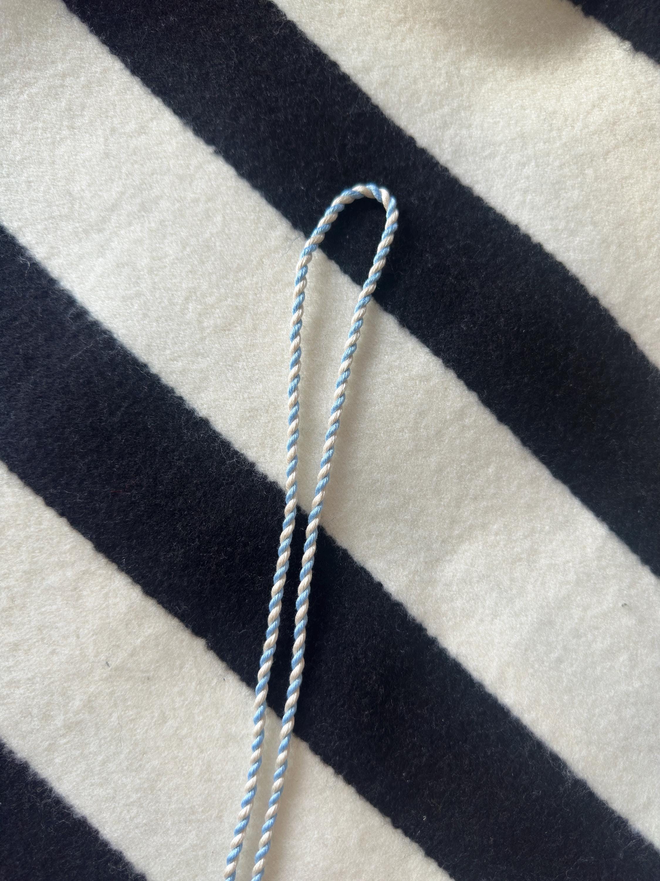 Needlepoint Cording for Ornament or Bag Charm