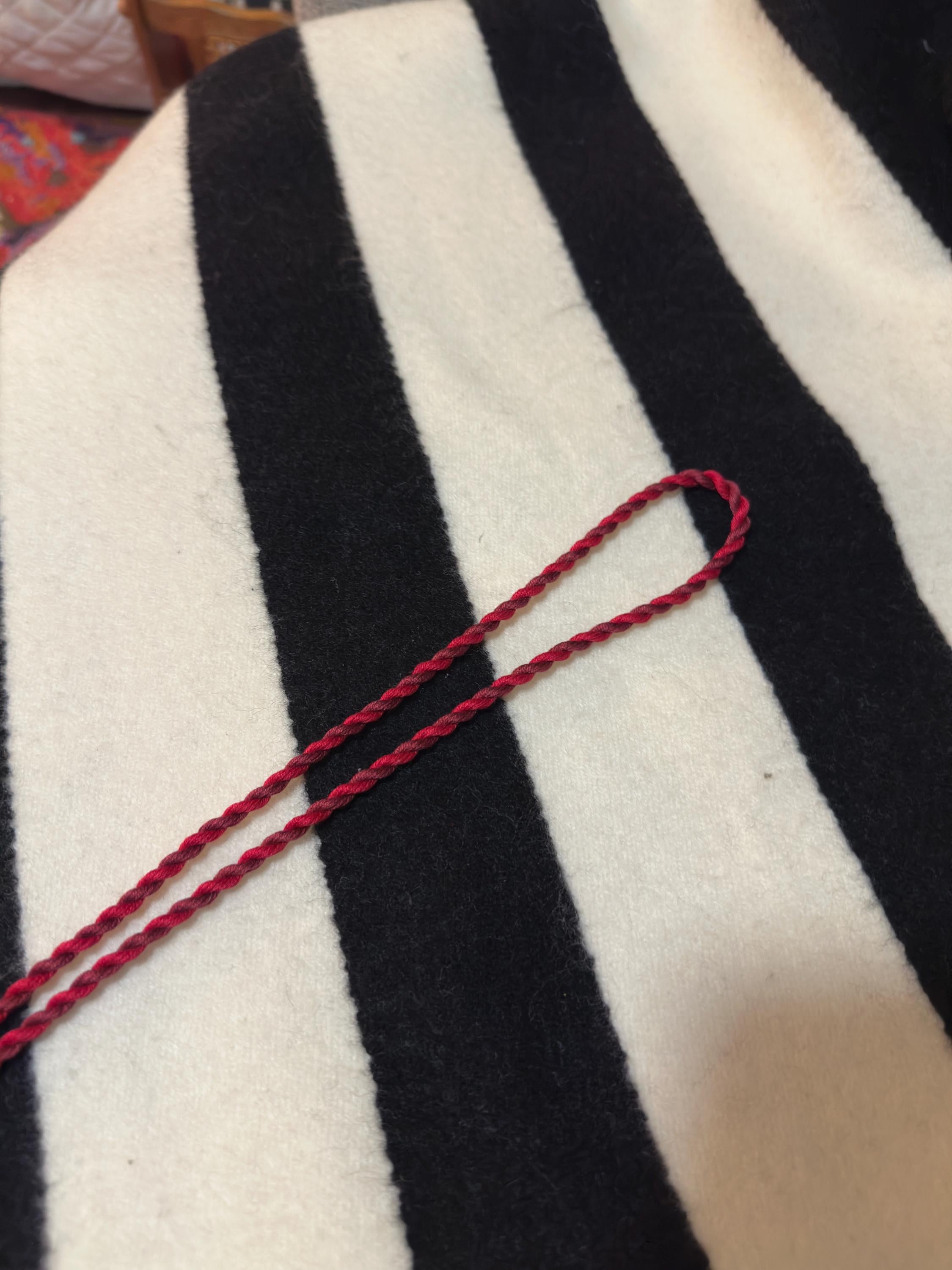 Needlepoint Cording for Ornament or Bag Charm