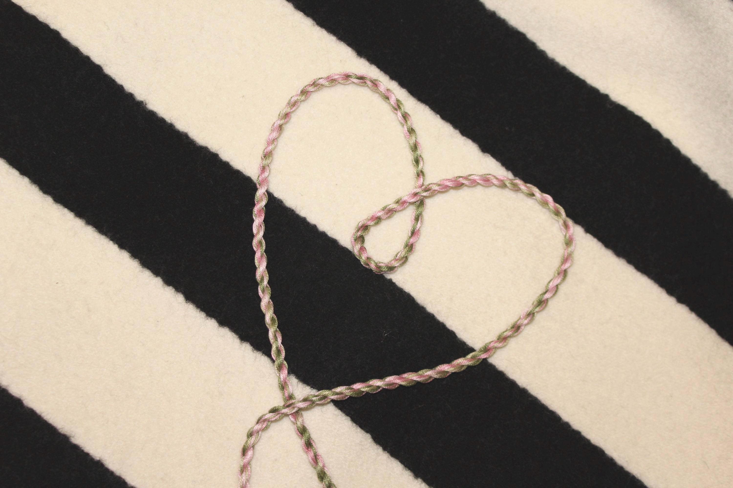 Needlepoint Cording for Ornament or Bag Charm