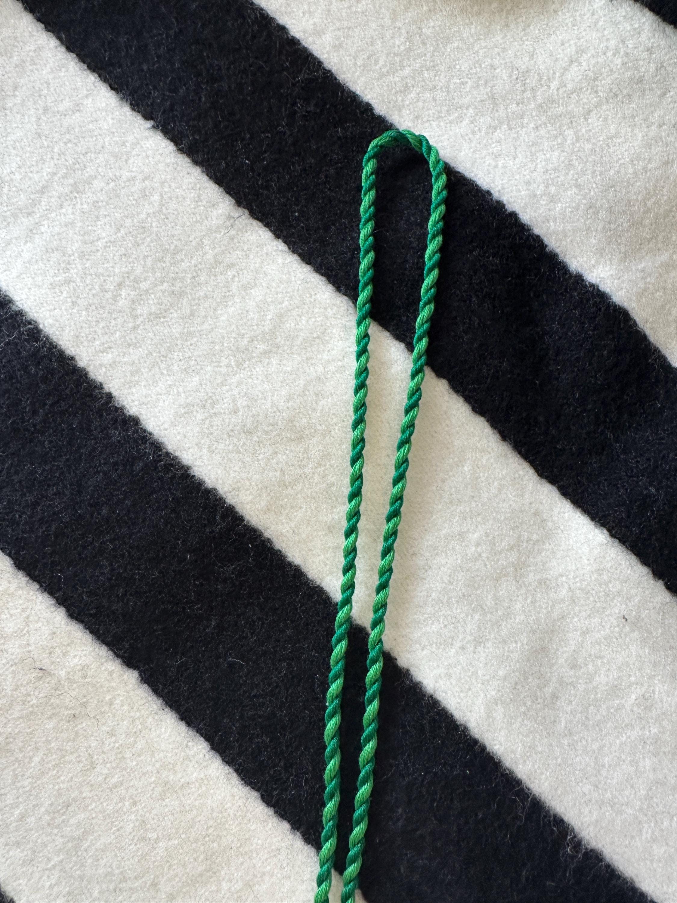 Needlepoint Cording for Ornament or Bag Charm