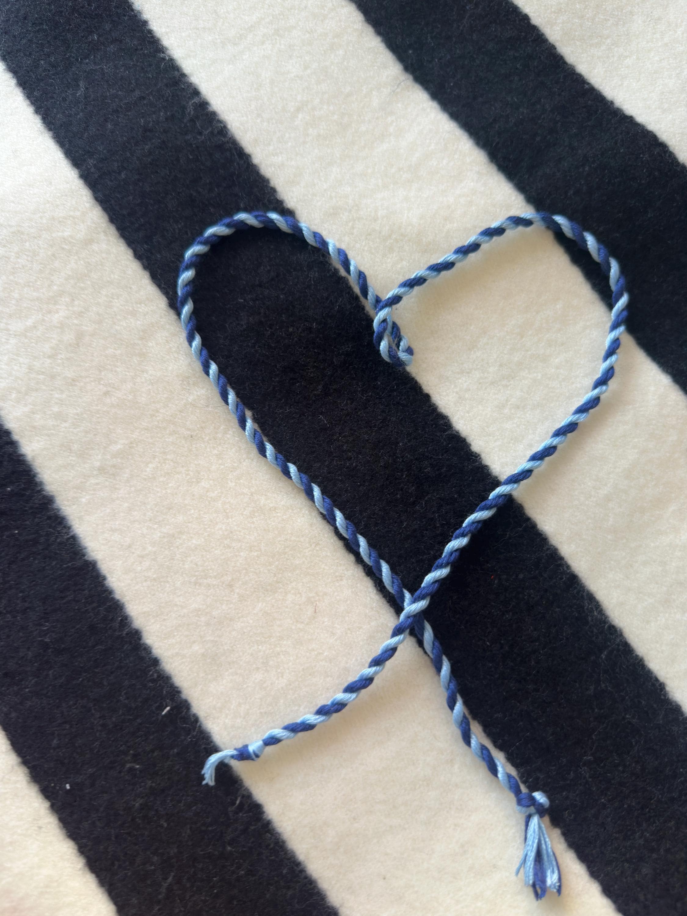 Needlepoint Cording for Ornament or Bag Charm