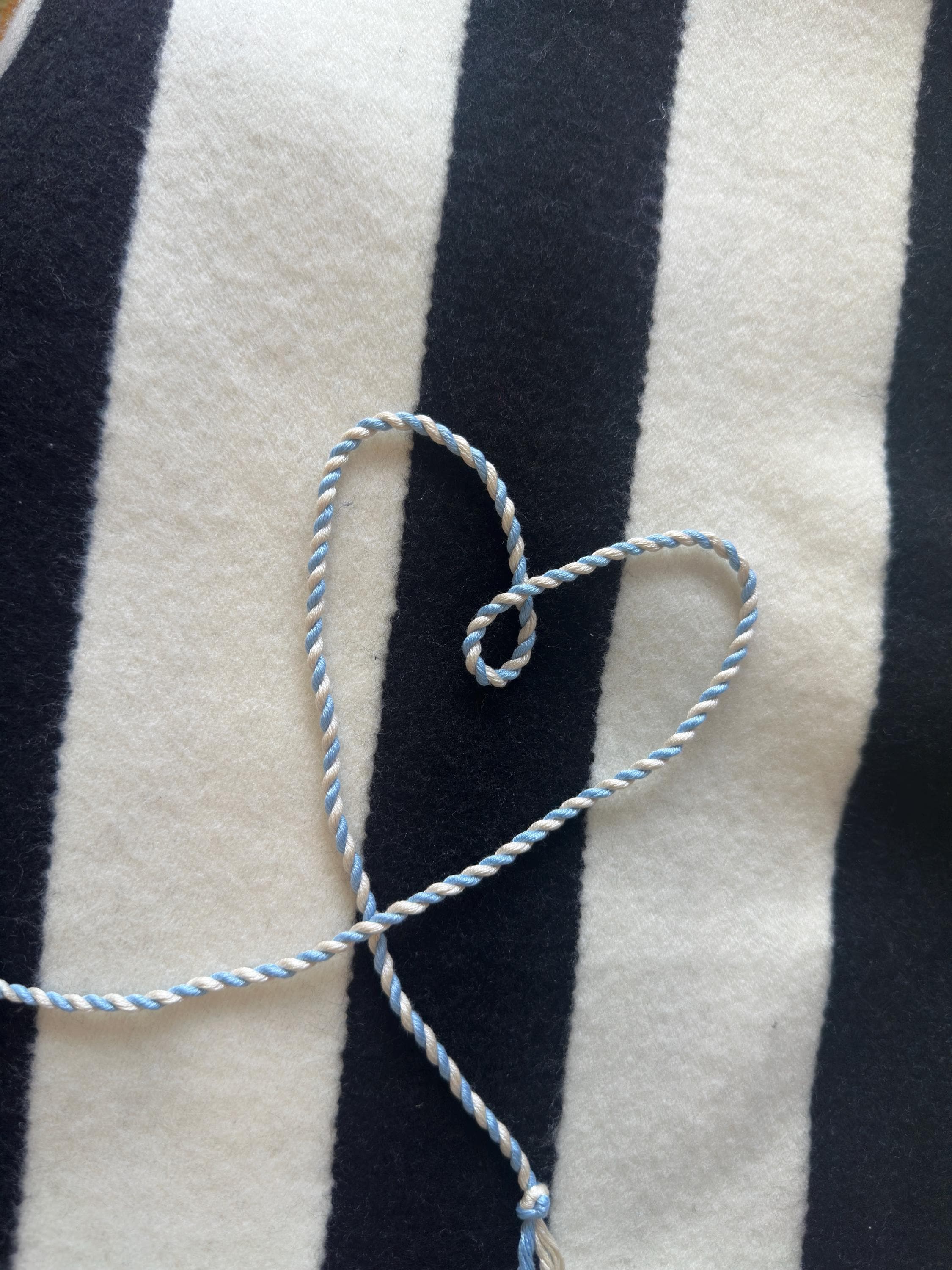 Needlepoint Cording for Ornament or Bag Charm