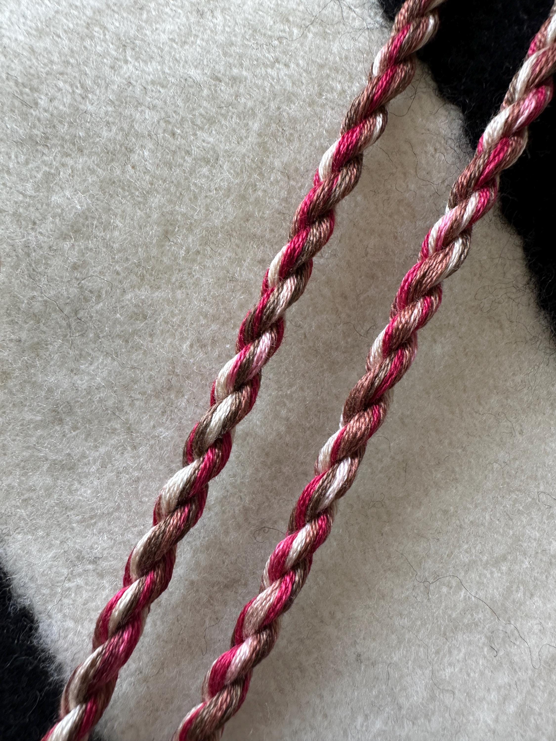 Needlepoint Cording for Ornament or Bag Charm