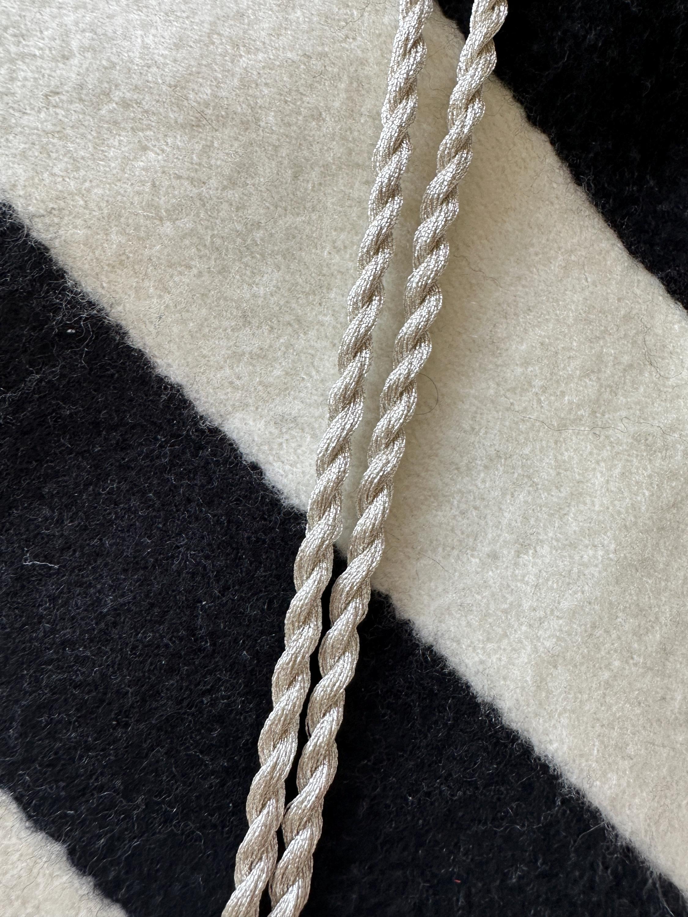 Metallic Needlepoint Cording for Ornament or Bag Charm