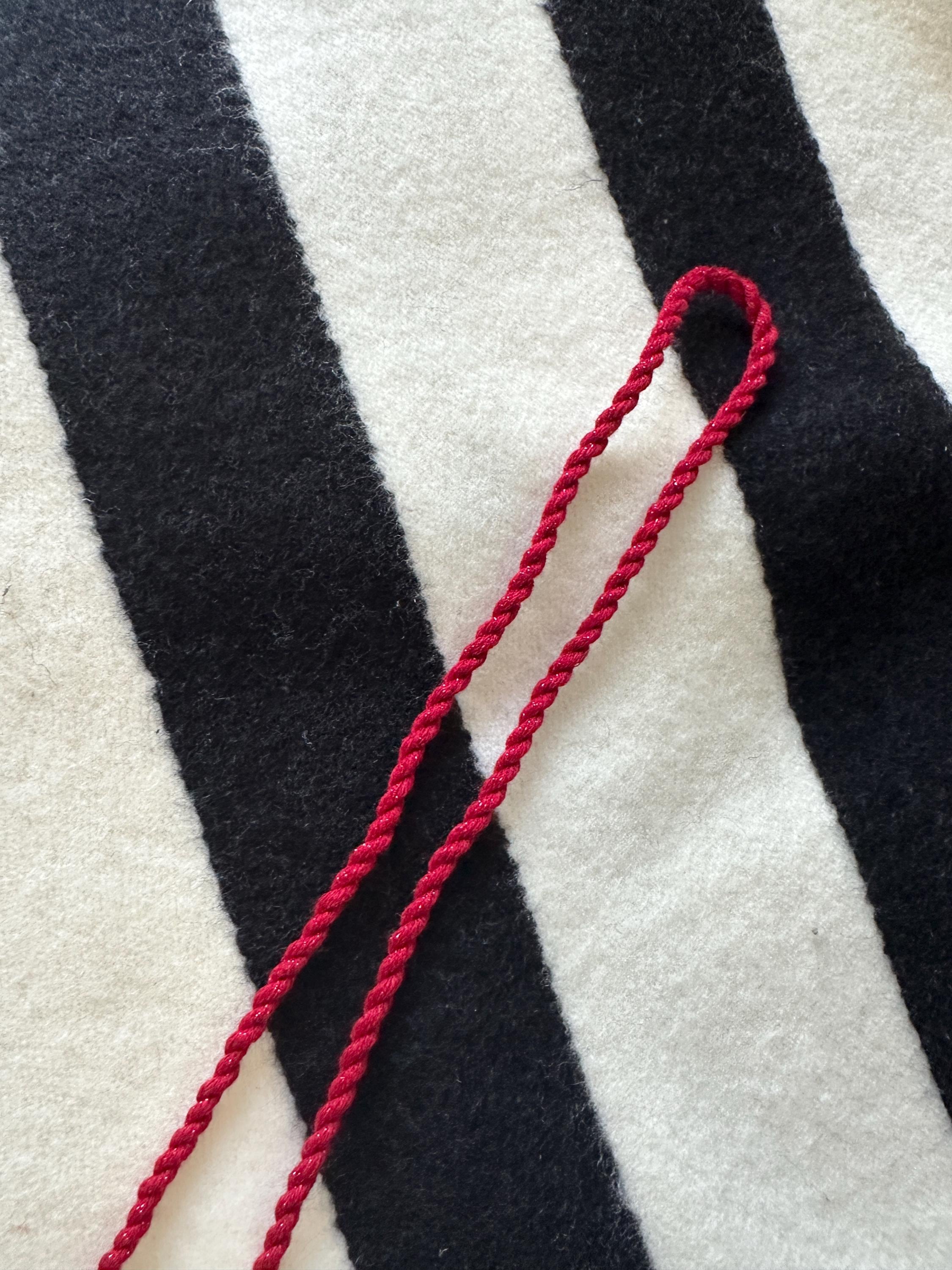 Needlepoint Cording for Ornament or Bag Charm