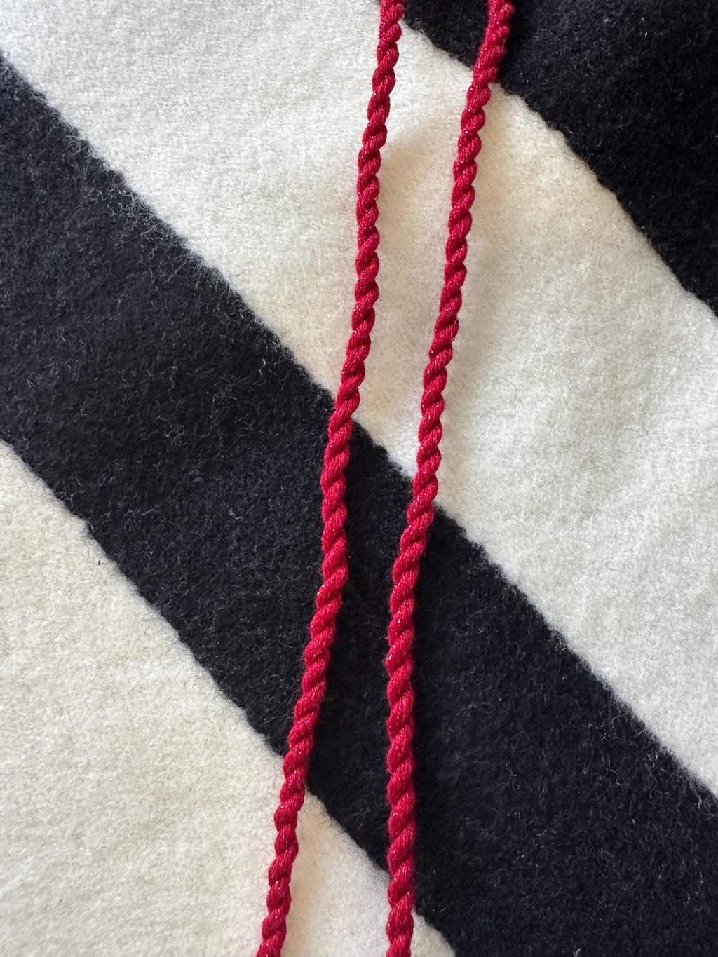 Needlepoint Cording for Ornament or Bag Charm